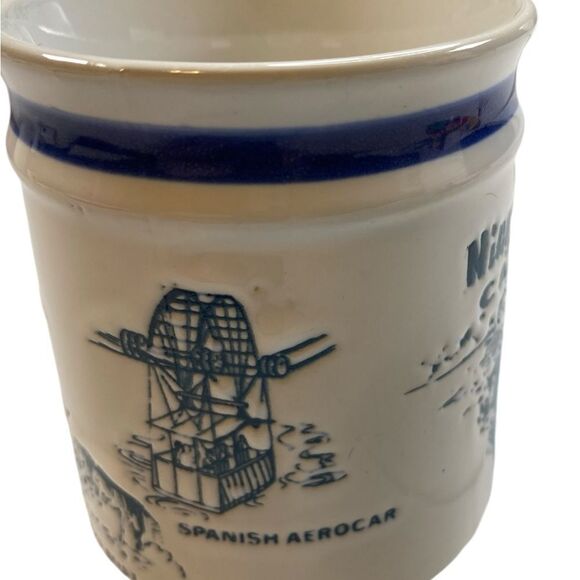 EUC Cream/Blue Coffee Cup Mig Niagara Falls Canada - Picture 2 of 7